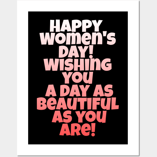 Happy women's day Wall Art by zoomade